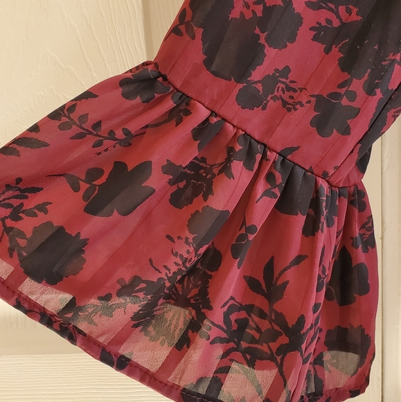 DEX chiffon floral printed dress - Picture 2 of 3